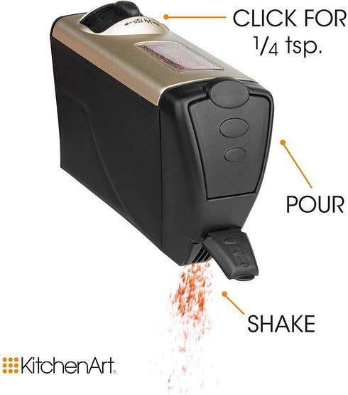 KitchenArt 57010 Select-A-Spice Auto-Measure Carousel Professional Series, Satin