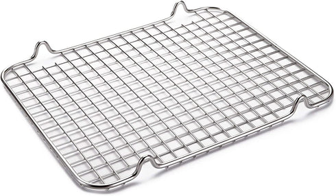 Tebery 4 Pack 304 Grade Stainless Steel Cooling Rack Set Various Size Baking Rack Grill Racks