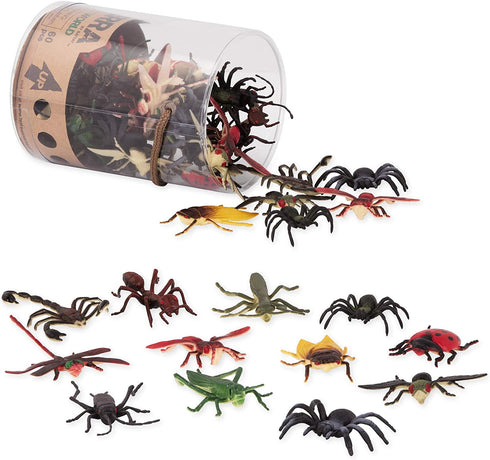 Terra by Battat – Insect World 60 pcs – Assorted Miniature Insect Toys For Kids 3+