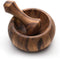 FRESCORR Gourmet Wooden Mortar and Pestle Grinder for Herbs, Spices and Kitchen Usage, | Handmade Mortar and Pestle - 3.5 inches (Acacia Wood)