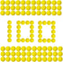 LemoHome Yellow Bulk Foam Bullet Ball 100-Round Replacement Refill Pack, Compatible with Nerf Rival Blasters Prometheus, Apollo, Zeus, Khaos, Atlas, Artemis, Kronos & Nemesis (Yellow-100)