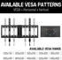 Mounting Dream Tilting TV Wall Mount for Most 37-70 Inches Flat Screen TVs, TV Mount - Wall Mount TV Bracket up to VESA 600x400mm and 132 lbs - Easy to Install on 16", 18", 24" Studs