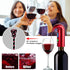 Electric Wine Aerator, Cljlixcy Automatic Wine Dispenser, Portable USB Rechargeable Electric Wine Decanter One Touch Auto Wine Pourer Wine Stopper (Red)
