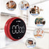 JOYHILL Timers, Digital Kitchen Timer Magnetic with Large LED Display, Volume Adjustable Countdown/up Clock for Kids, Cooking, Teaching, Classroom Study, Fitness and Oven?Red?