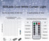 Ollny Curtain Lights Christmas Cool White 300 LED 9.8ftx9.8ft, Remote USB Powered 8 Lighting Modes Timer Waterproof Hanging Lights Indoor Outdoor for Xmas Thanksgiving Wedding Party Patio Decorations