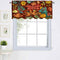 Mrcrypos Fall Valances Autumn Leaves Kitchen Valances for Windows Blackout Window Valances Curtains for Bathroom Bedroom Dining Room 52 X 18 Inches