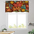 Mrcrypos Fall Valances Autumn Leaves Kitchen Valances for Windows Blackout Window Valances Curtains for Bathroom Bedroom Dining Room 52 X 18 Inches