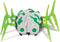 Kidzlane Laser Spider Target – Robot Bug Crawls Around and Flips Over When Hit! – Fun Addition to Laser Tag Sets – for Ages 8 Plus | Laser Tag Bug for Kids | Fun Spider Tag Games
