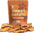 Davie's Sweet Potato Dog Treats, Made in The USA, High in Fiber, Grain Free, Vegan, No Preservatives, Vegetarian Alternative to Rawhide Chews, Rich in Vitamins, Large 0.5 lb. Bag