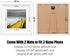 12x12 Picture Frames White Solid Wood Display Pictures 10x10 or 8x8 with Mat or 12x12 without Mat - 12x12 Inch Square Photo Frames with 2 Mats for Wall or Tabletop Mount, 1 Pack