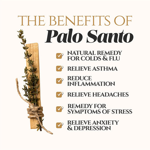 Palo Santo Sticks (20 Pack) ” 100% Natural, High Resin Smudging Sticks from Peru ” Wild Harvested, Sustainably Hand Picked