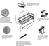 ESOW Paper Towel Holder with Shelf Storage, Adhesive Wall Mount 2-in-1 Basket Organizer for Kitchen & Bathroom, Durable Metal Wire Design, Stainless Steel 304 Matte Black Finish