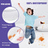 Queen Mattress Protector Waterproof Mattress Cover Queen Size Soft Breathable Noiseless Bed Cover Deep Pocket for 6-18" Pad, Washable Hypoallergenic Vinyl Free for Pets Kids Adults, White (Queen)