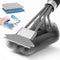 Grill Brush and Scraper Bristle Free, Grill Cleaner -Extra Strong Grill Cleaning Brush,18" Stainless Steel Barbecue Triple Scrubber BBQ Brush for Gas/Charcoal Grilling Grates -Scrubbing Sponges