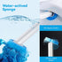 Toilet Wand Kit- ELPHECO Toilet Disposable Brush and Holder Set, Toilet Bowl Wand, Toilet Starter Kit Handle Wand Storage Caddy with 6 Refills, Toilet Cleaning Set for Bathroom Cleaning