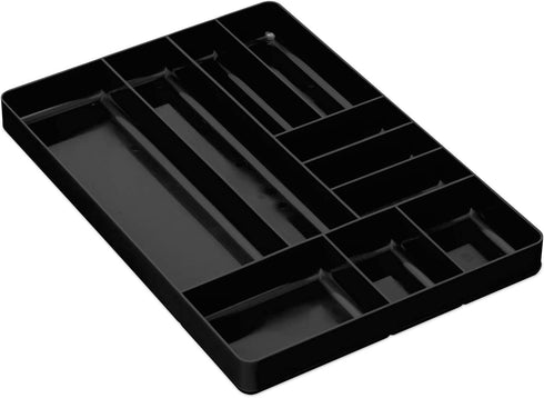 Ernst Manufacturing Home and Garage Organizer Tray, 10-Compartments, Black - 5011
