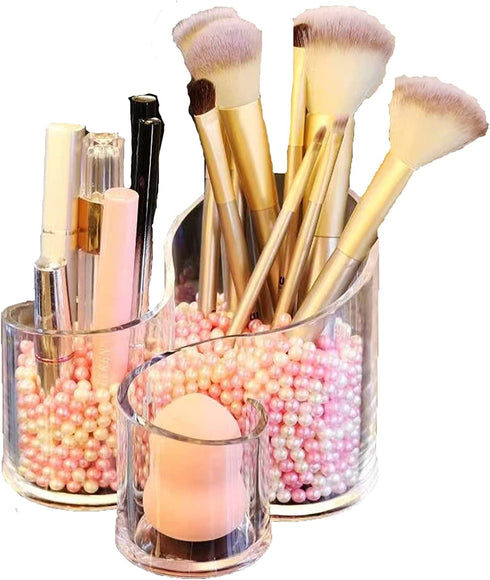 Makeup brush holders?brush holder?makeup brush storage?makeup brush holders?makeup organizer, Jewelry and Hair Accessories?Eyebrow pencil makeup brush finishing box cosmetic desktop storage box, dressing table eyebrow pencil lip gloss finishing