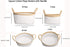 Rope Basket with Long Handles, Woven Basket, Baby Kids Room Toy Storage, Portable Hampers, Towel Storage Basket Woven Rope Basket, Nursery Hampers, Dog Toy Basket, (M Square 24 cm 28 cm 42 cm)