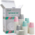 600 Pack 3oz Disposable Bathroom Cups, Colorful Disposable Mouthwash Cups, Small Disposable Cups, Mini Paper Cups for Parties, Picnics, Barbecues, Travel and Events.