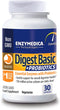 Enzymedica, Digest Basic + Probiotics, Gentle Enzymes for Digestive Health, Breaks Down Carbs, Fats and Proteins with Protease, Amylase and Lipase, 750 Million CFU, Vegetarian, 30 Capsules