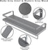 Peter's Goods Modern Floating Shelves with Rail - Wall Mounted Bathroom Wall Shelves with Towel Bar - Also Perfect for Bedroom Decor, Office and Kitchen Storage - Solid Pine Wood Shelf Set of 2 (Grey)