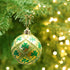 Medoore 12 Pieces St Patrick Ornament Ball-St. Patrick's Shamrock Hanging Ball Ornament, Good Luck Clover Decoration Baubles for Tree Baubles Table Shelf Festival Decorations, 3 Styles