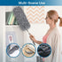 Microfiber Dusters for Cleaning, Duster with Extension Pole 30-100 Inches, FUUNSOO Extendable Long Feather Duster for Cleaning Ceiling Fan Duster High Ceiling Fan, Cobweb, Lights, Blinds