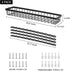 Spice Rack, Spice Rack Organizer Wall Mount, 4-Tier Stackable Hanging Spice Rack, Spice Shelf Storage, Floating Shelves Storage for Spice, Adjustable Spice Holder for Kitchen Bathroom Cabinet Pantry