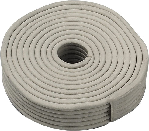 Frost King P14H Fingertip Rope Caulk, 30' Long, 6-1/4 oz, Gray, 30 Foot