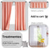 Pom Pom Yellow Sheer Curtains for Girl's Room 63" Linen Texture Voile Draperies for Bedroom 52" w 2 Pack