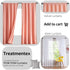Pom-pom Sheer Curtains for Living Room, 84 inch Long Yellow Curtain Drapes for Kids Room 2 Panels Rod Pocket