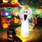 Vansdon 6Ft Tall Halloween Inflatable Spooky Ghosts with Pumpkins LED Lights Decor Outdoor Indoor Holiday Decorations, Blow up Lighted Yard Decor, Lawn Inflatables Ghost Yard Prop(White)