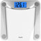 Vitafit Digital Body Weight Bathroom Scale Weighing Scale with Step-On Technology,Extra Large Blue Backlit Display and Batteries Included, 400 Pounds,Clear Glass