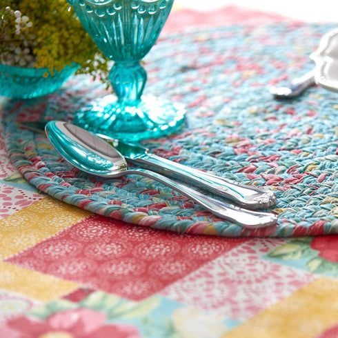 The Pioneer Woman Ree Drummond Vintage Floral Braided Placemat- Set of 2