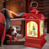 Christmas Water Glittering Snow Globe Lantern, Battery Powered Festival Ornament and Gifts for Adults and Children