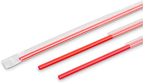 DuraHome Plastic Stirrer Straws Individually Wrapped 1000 Pack, 5.75-Inch Sip Drinking Stir Sticks for Cocktails and Coffee, BPA-Free Disposable, Bulk Set