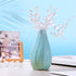 VOSAREA 50 Stems Artificial Bouquets Acrylic Bead Drops Flower Branches Bead Sprays for Wedding DIY Crafts (White, 17cm)