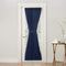 Sun Zero Barrow Energy Efficient Door Panel Curtain with Tie Back, 54" x 72", Navy Blue