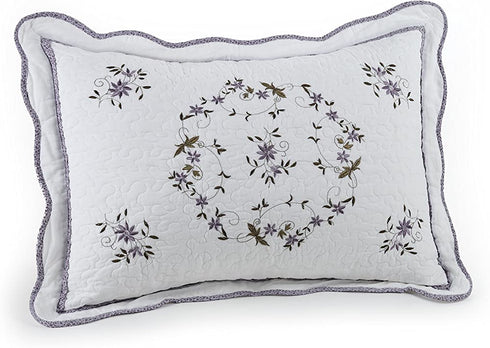 Modern Heirloom Collection Gwen Cotton Filled Bedspread, Standard Sham