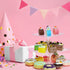 Acrylic Cupcake Stand Clear Cupcake Tower Dessert Cake Stands Transparent Cupcake Holder Stand Square Cupcake Display Stand Dessert Cupcake Tray with LED for Decor (Yellow Light)