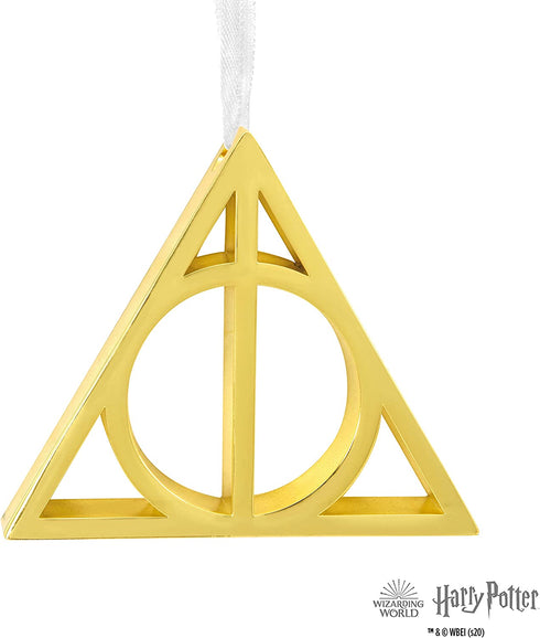 Hallmark Harry Potter Deathly Hallows Symbol Metal Christmas Ornament