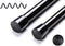 Blu-Pier Tech 1 Pack 5/8" Heavy Duty Spring Tension Rod, RV Tension Bars, Cupboard Rod Black 28 to 43 Inch,Black