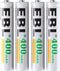 EBL AAAA Rechargeable Batteries, 1.2V 400mAh Ni-MH AAAA Rechargeable Battery for Surface Pen, 4-Count