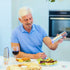 KSL Gravity Electric Salt and Pepper Grinder - Battery Operated Auto Mill, Automatic Shaker w/ Light