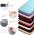 Red Memory Foam Bath Mat Rugs Non Slip Absorbent Bathroom Rug Carpet Super Water Absorption Bathroom Carpet Machine Washable Quick Dry Non-Slip Thick Bath Mat 17" X 24" Wine Red