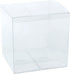 LaRibbons 10Pcs PET Clear Box, Transparent Boxes, Candy Box, Clear Gift Boxes for Wedding, Party and Baby Shower Favors, 6" L x 6" W x 6" H