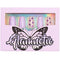 Glamnetic Press On Nails - Mariposa | Glossy Short Coffin Nails with Salon UV Finish, Reusable Opaque Nails in 12 Sizes - 30 Nail Kit with Glue