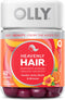 OLLY Heavenly Hair Gummies, Supports Strong Healthy Hair Growth, Keratin, Biotin, Amla, Grapefruit Flavor, 30 Day Supply - 60 Count