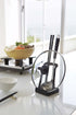 YAMAZAKI Home 2249 Tower Ladle Holder-Lid Stand for Utensils in Kitchen, Black