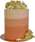 PME Tall Patterned Edge Side Scraper for Cake Decorating-Pleat, 10 in, Transparent